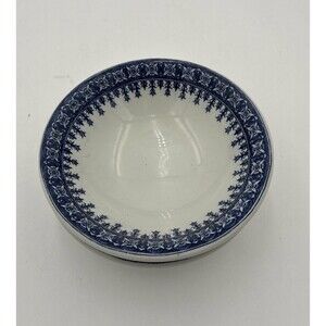 Shenago China Restaurant Ware Blue & White Fruit Bowel W17